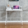 2-Tier Foldable Computer Desk PC Laptop Table Study Desk Home Office Portable