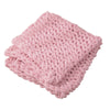 Chunky Chenille Knitted Blanket Sofa Bed Chair Throw Pillow Soft Hand-woven Pads