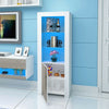 Cabinet Sideboard Unit Cupboard Display Matt body - High Gloss Doors LED Lights