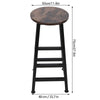 Pub Kitchen Height Bar Table Stool Dining Bistro Combination 1 Table+ 2 Chairs