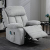 Recliner Armchair 8 Point Electric Heated Massage Sofa Arm Chair Lounge Home