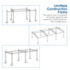3PCS DJ Lighting Stand Sturdy Square Frame DJ Truss Stand Stage Wedding Backdrop