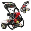 Mobile Petrol Pressure Washer Power 3950PSI Driven 7HP High Power Jet w/ 8m Hose