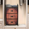Storage Cabinet Organizer Unit 3 Drawer Fabric Dresser Tower Bedroom Nightstand