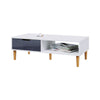 TV Cabinet Vintage TV Stand Console Table TV Unit Centre Table with Storage Cube