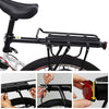 Max Alloy Rear Bicycle Pannier Rack Carrier Bag Luggage Cycle Mountain Bike 50kg