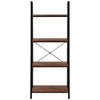 4Tier Ladder Shelf Bookcase Bookshelf Storage Rack Frame Shelves for Living Room