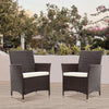 Rattan Furniture Bistro Set Garden Table 2/4 Chairs Patio Outdoor Conservatory
