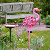 99cm Solar Power Outdoor LED Light Up Novelty Flamingo Animal Garden Pathway UK