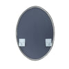 Black Oval Wall Mounted Mirror Bathroom Bedroom Makeup Dressing Mirror Golden UK