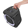 8" Portable Bluetooth Karaoke Machine LED Rechargeable Speaker w/Mic Kids Adults