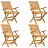 5 Piece Garden Dining Set Solid Wood Teak N6D4