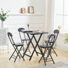 2/4 Seater Folding Table & Chairs Set Dinner Laptop Picnic Tea Hobby Craft Desk