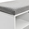 Hallway Shoe Cabinet Bench Storage Shoes Rack Unit Cupboard Cushion Padded Seat