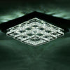 Square/Round LED Crystal Ceiling Light Pendant Flush Chandelier Lamp Cool White