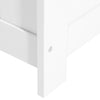 WHITE WOODEN TOY BOX STORAGE UNIT CHILDRENS KIDS CHEST BOXES BENCH STRONG UK