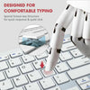 New White Slim Wireless Bluetooth Keyboard For Apple Ipad Android Phone Tablet