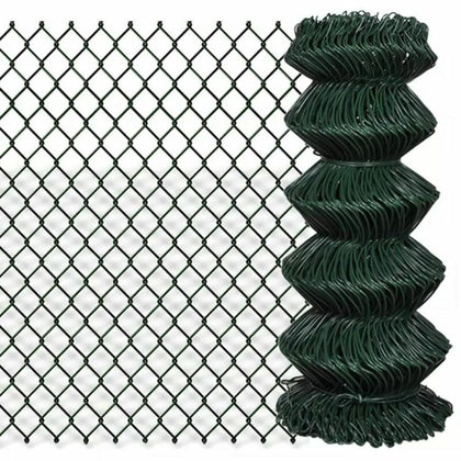 Chain Link Fence Outdoor Garden Patio Galvanised Steel Fencing Roll Multi Choice