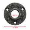 1-150x BSP Malleable Iron Pipe Fittings Wall Mount Floor Flange 1/2" 3/4" 1" UK