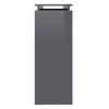 Small Hallway Console Table Slim Entryway Cabinet Grey Gloss Sideboard Unit