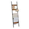 Blanket Ladder Towel Rack Towel Ladder 5-Tier Wall-Leaning Blanket Rack