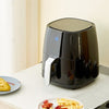 3.8L Black Air Fryer Power Oven Cooker LED Touch Oil Free Low Fat Frying New