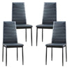 Multi-Type Tempered Glass Dinning Table Set Cafe Bar Restaurant Table w/2/4Chair