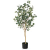 Fake Plant in Pot Artificial Eucalyptus Tree 140CM Tall Fake Eucalyptus Plants