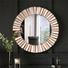 Decorative Wall Mirror Circle Hanging Mirror Apartment Restroom Vanity Mirror UK