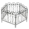 Set of 5 Steel Garden Lawn Edging Pet Dog Barrier Fencing Path and Border Fence