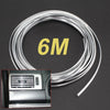 6M Chrome Moulding Trim Strip Car Door Edge Scratch Guard Protector Silver Hot