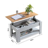 Coffee Table With Storage Lift Top Up Drawer Shelf Wooden Living Room Furniture