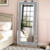 1.2M Oversized Luxury Decorative Wall Mirror Crushed Diamond Full Length Mirror