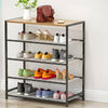 Shoe Rack 5 Tier Cabinet Storage Organiser Stand Shelf for Entryway Hallway
