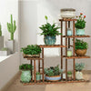 Small Medium Large Multi Tier Tiered Plant Stand Carbonized Shelf Holder Flower
