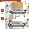Folding 4 Panel Room Divider Hand-woven Fiber Room Partition Separator Privacy