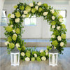 Wedding Circle Backdrop Arch Flowers Balloons Stand Moon Gate Outdoor Indoor Dec