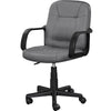 Leather Office Chair Computer Desk Chair Ergonomic Swivel Chair Home Study Grey