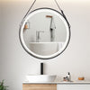 Elegant Bathroom Mirror Dual Light LED Wall lighted Mirror Vertically Horizontal