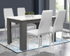 Dining Table and Chairs 4/6 Set Pu Leather Seat Dining Kitchen Room Furniture