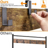Coat Stand Shoe Rack with Shelves & Movable Hooks Storage Hall Entryway Bedroom