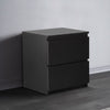 Wood Bedside Cabinet Chest of Drawers Side End Table With Drawers Black White