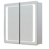 LED Bathroom Mirror Cabinet Illuminated Storage Cabinet Touch Sensor with Lights