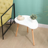 Simple Coffee Table White Sofa Side Table End Table for Living Room Modern