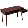 Wooden Computer Desk PC Laptop Table Writing Study Workstation with 2 Drawers