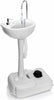 Portable Washing Station Mobile Freestanding Hand Wash Sink for Camping Caravans