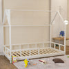 2FT6 Scandinavian Chimney House Bedframe Kid Child Toddler Bed Wood Bunk Frame