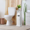 3 Tier Toilet Roll Storage Unit Free-Standing Bathroom Cabinet Space Saving