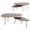 2PCS Stackable Coffee Table Elegant Center Nest Side End Table Furniture