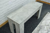 Grey Dining Table And 4 Chairs Dining Room Wood kitchen table and Leather chairs
